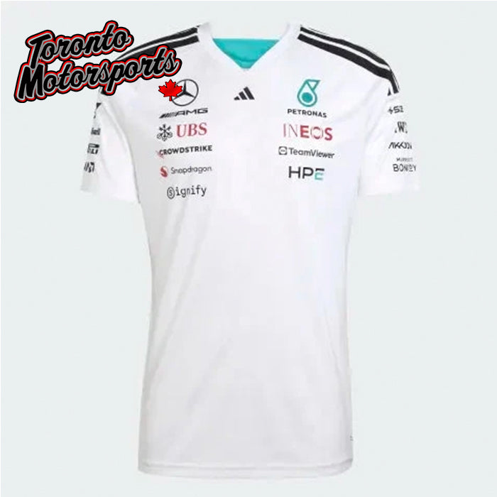 2026 Mercedes - AMG Petronas Formula One Team Jersey T-Shirt - White #KF0160-WHITE