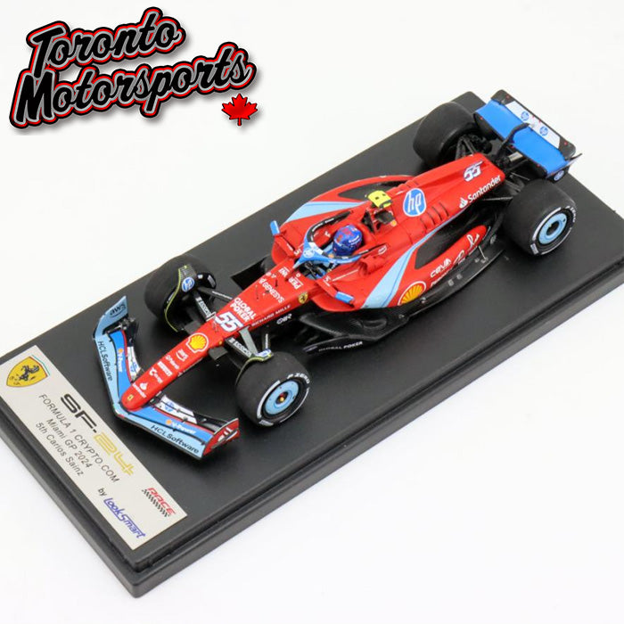 2024 Ferrari SF-24 #55 Carlos Sainz - Miami GP 1:43 Scale by Look Smart  #LSF1062