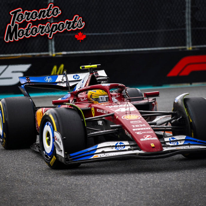 2025 Ferrari SF-25 #44 Lewis Hamilton – Miami GP - 1:18 Scale by LookSmart #LS18F1077