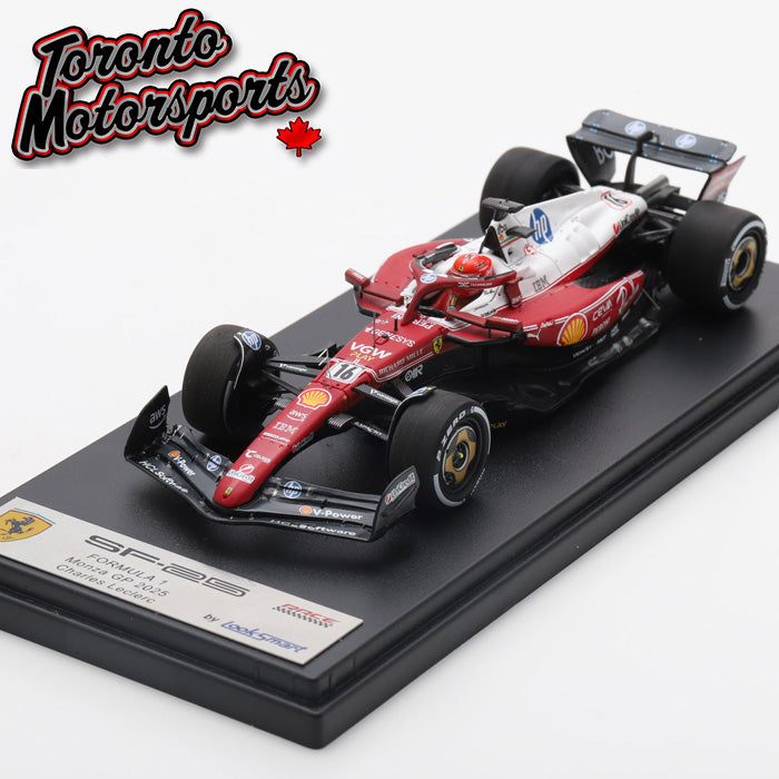 2025 Ferrari SF-25 #16 Charles Leclerc – Italian GP - 1:43 Scale by LookSmart #LSF1078