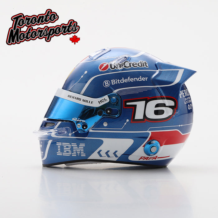 2025 Charles Leclerc Scuderia Ferrari - Miami GP - F1 Replica Helmet - 1:5 Scale by Looksmart #LSHEL014