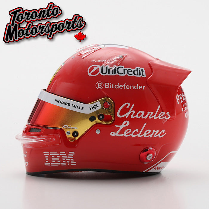 2025 Charles Leclerc Scuderia Ferrari - Italian GP - F1 Replica Helmet - 1:5 Scale by LookSmart #LSHEL020