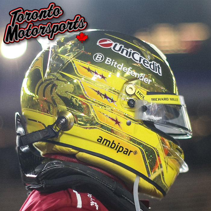 2025 Lewis Hamilton Scuderia Ferrari - Singapore GP - F1 Replica Helmet - 1:5 Scale by Looksmart #LSHEL023