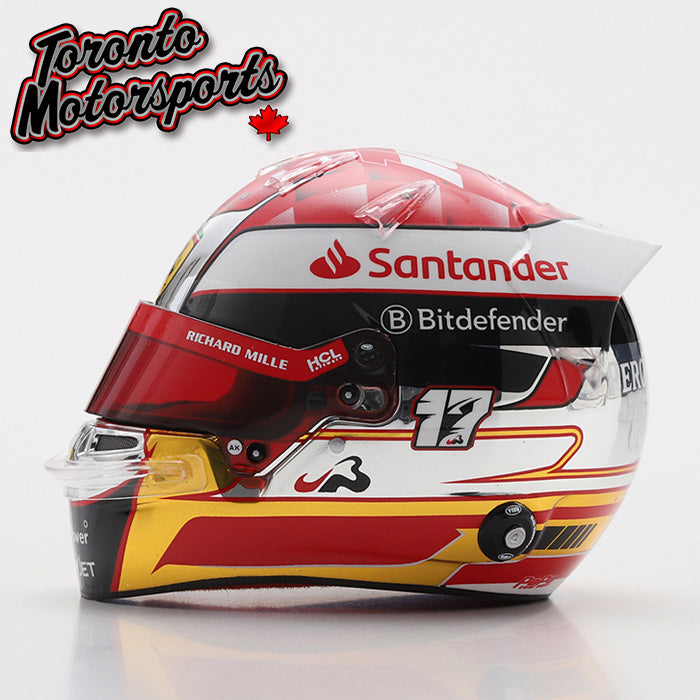 2024 Charles Leclerc Scuderia Ferrari "Tribute to Jules Bianchi" - Japanese GP - F1 Replica Helmet - 1:5 Scale by Looksmart #LSHEL025