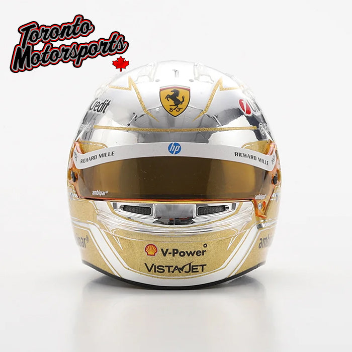 2025 Lewis Hamilton Scuderia Ferrari - Abu Dhabi GP - F1 Replica Helmet - 1:5 Scale by Looksmart #LSHEL029