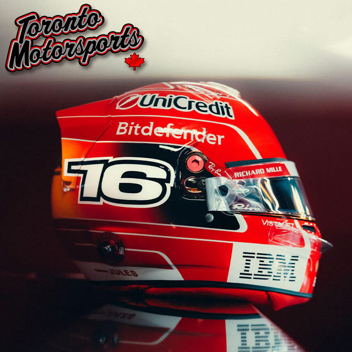 2026 Charles Leclerc Scuderia Ferrari HP - Italian GP - F1 Replica Helmet - 1:5 Scale by Looksmart #LSHEL039