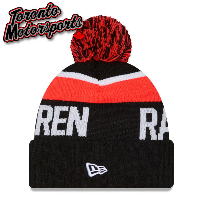 .2025 McLaren F1 New Era Pom Cuff Sport Beanie Hat - Black #MCL-60684621