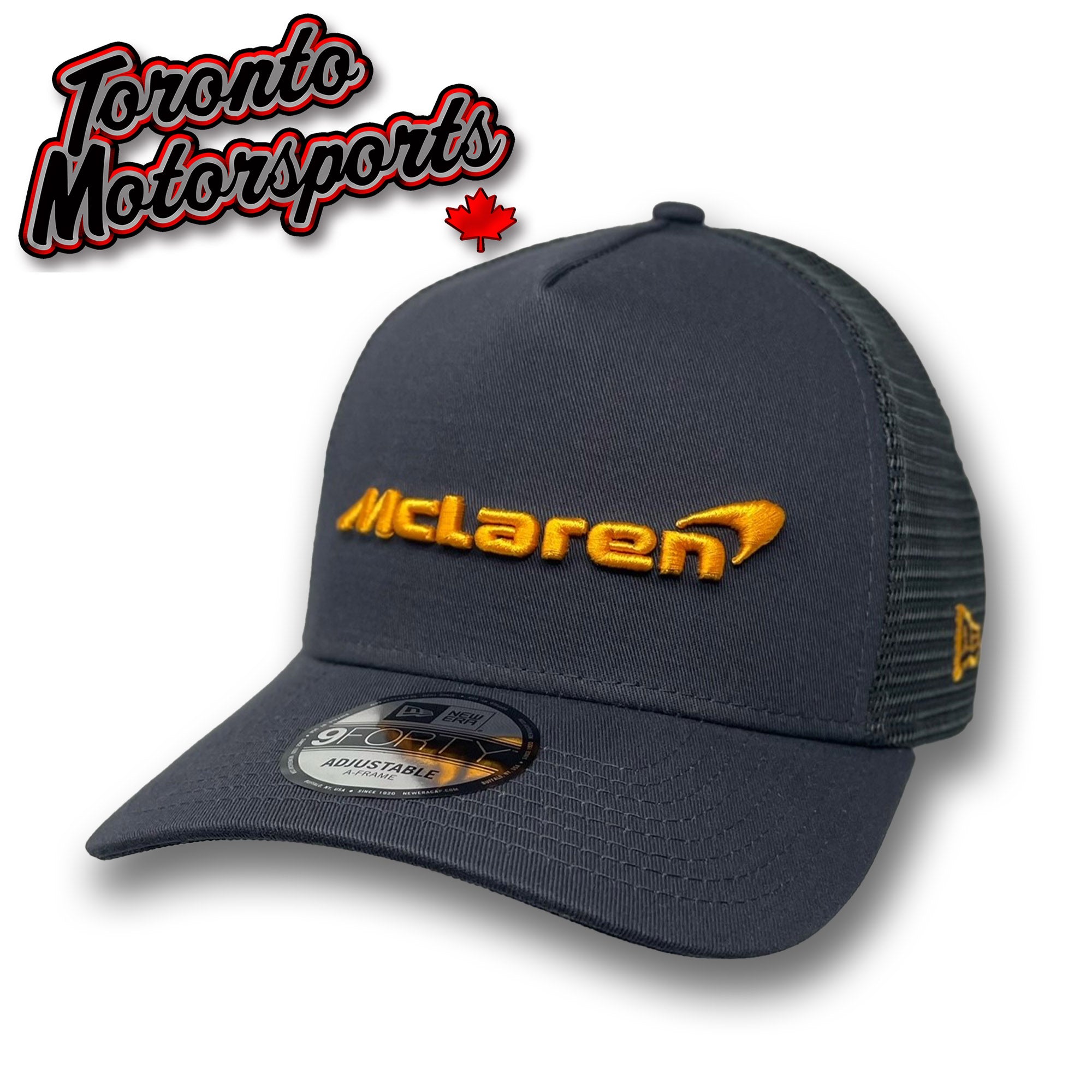 McLaren Wordmark (Graphite) - NEW ERA 9FORTY AF Trucker Cap