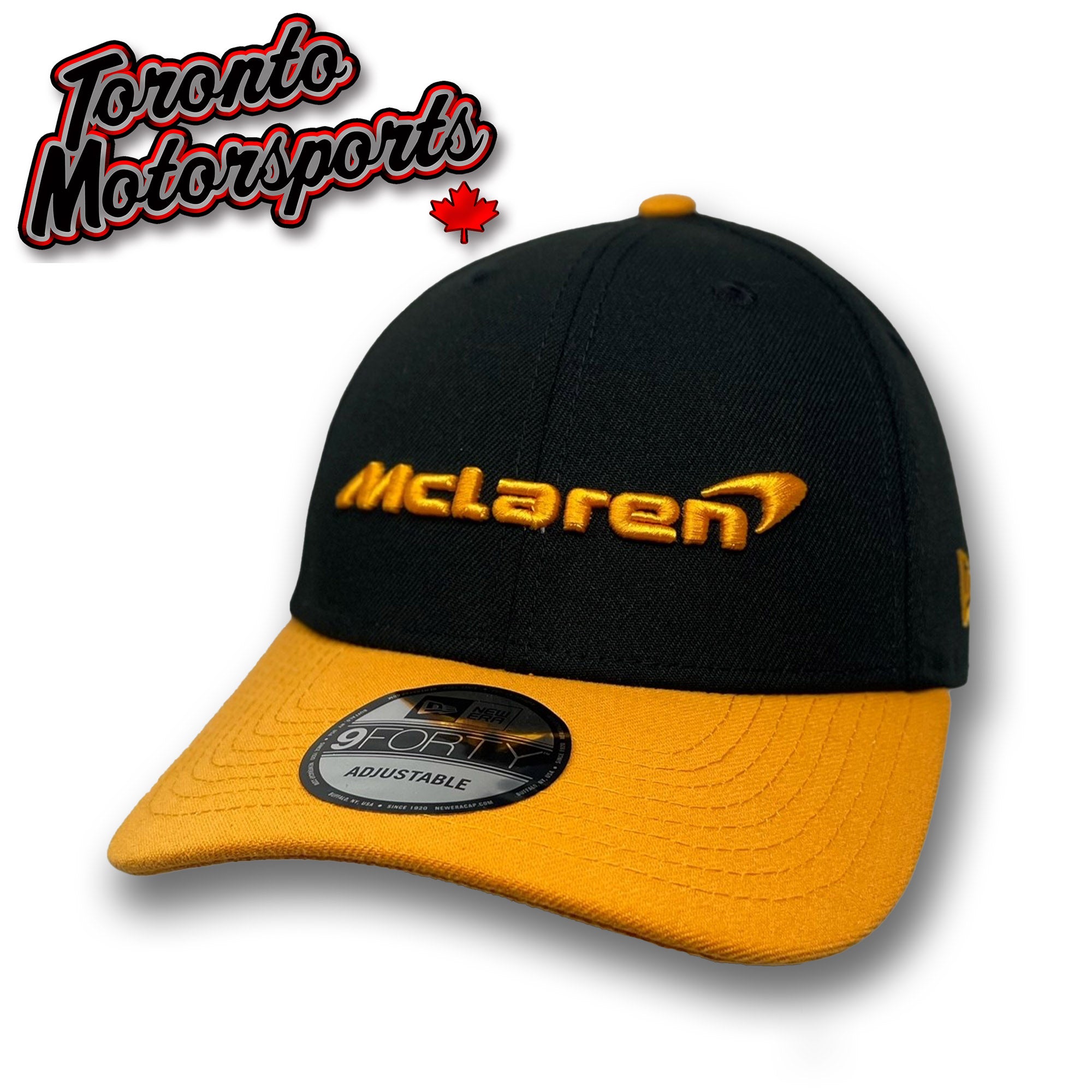 洋楽 MAC VO players IV life grap McLaren Wordmark (Papaya/Black) - NEW ERA 9FORTY Cap Officially