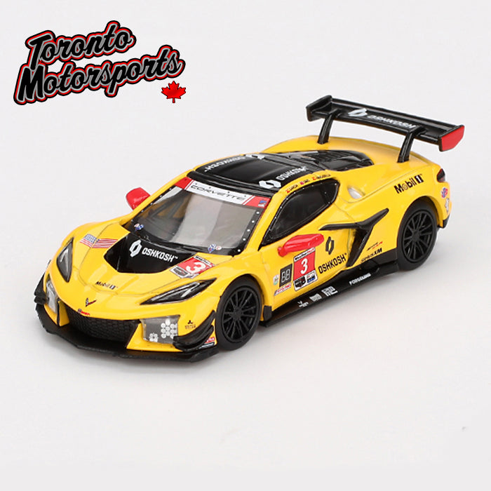 2024 Chevrolet Corvette Z06 GT3.R Pratt & Miller #3 García/Juncadella /Sims – Daytona 24hrs. 1:64 Scale by MiniGT #MGT00854