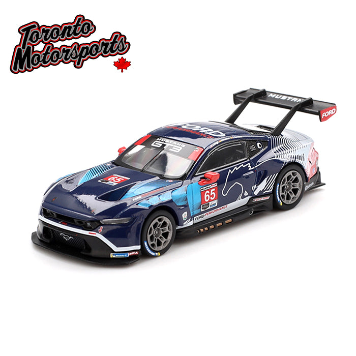 2024 Ford Mustang GT3 #65 Hand/Müller/Vervisch – Daytona 24H 1:64 Scale by MiniGT #MGT01012
