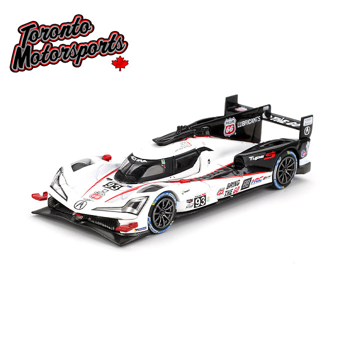 2025 Acura ARX-06 Acura Meyer Shank Racing #93 Palou/van der Zande/Yelloly – 3rd GTP CLASS IMSA Sebring 12 Hrs. 1:64 Scale by MiniGT #MGT01170