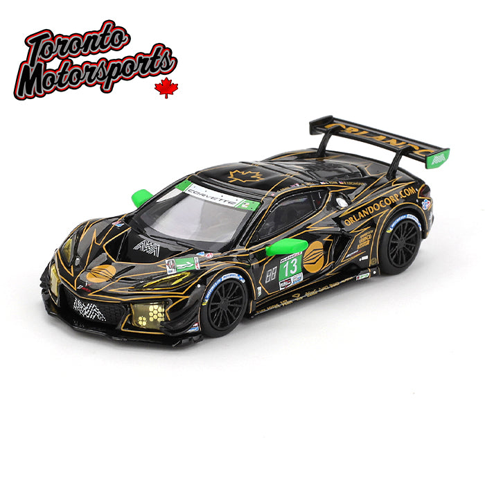 2025 Chevrolet Corvette Z06 GT3.R AWA #13 Bell/Fidani/Kern/Kirchhöfer- Class WINNER IMSA Daytona 24 Hrs. 1:64 Scale by MiniGT #MGT01171