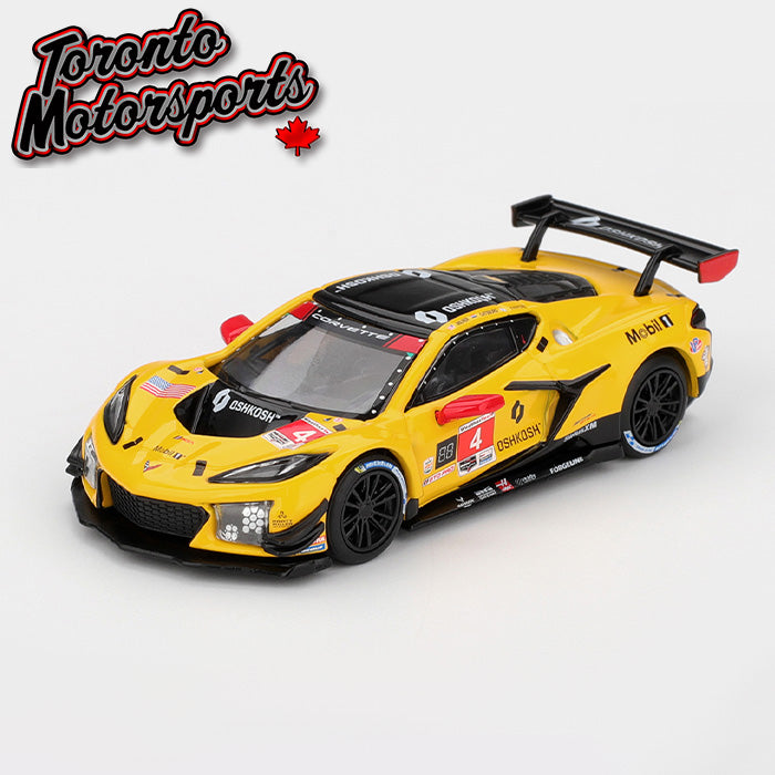 2025 Chevrolet Corvette Z06 GT3.R Pratt Miller Motorsports #4 Catsburg/Milner/Varrone- IMSA Daytona 24hr 1:64 Scale by MiniGT #MGT01197
