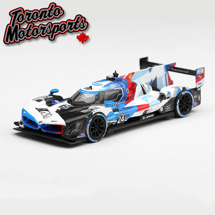 2024 BMW M Hybrid V8 GTP #24 Eng/Farfus/Krohn/Vanthoor – IMSA Daytona 24hrs 1:64 Scale by MiniGT #MGT01326