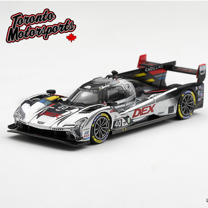 2025 Cadillac V-Series.R #40 Cadillac Wayne Taylor Racing 'CHROME FINISH' - IMSA Daytona 24 Hrs 1:64 Scale by MiniGT #MGT01372