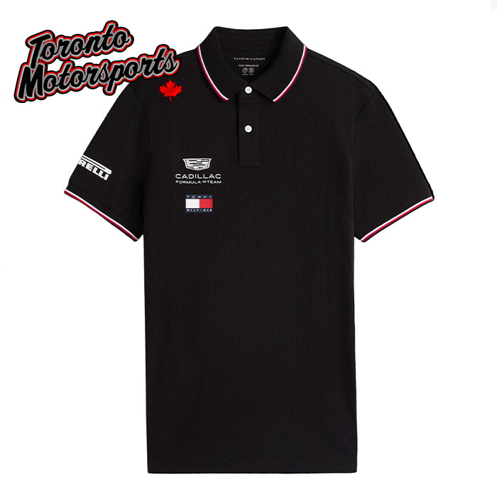 2026 Cadillac F1 Racing - Team  Polo Shirt - Black (Unisex) #MN00072-BDS-BLACK
