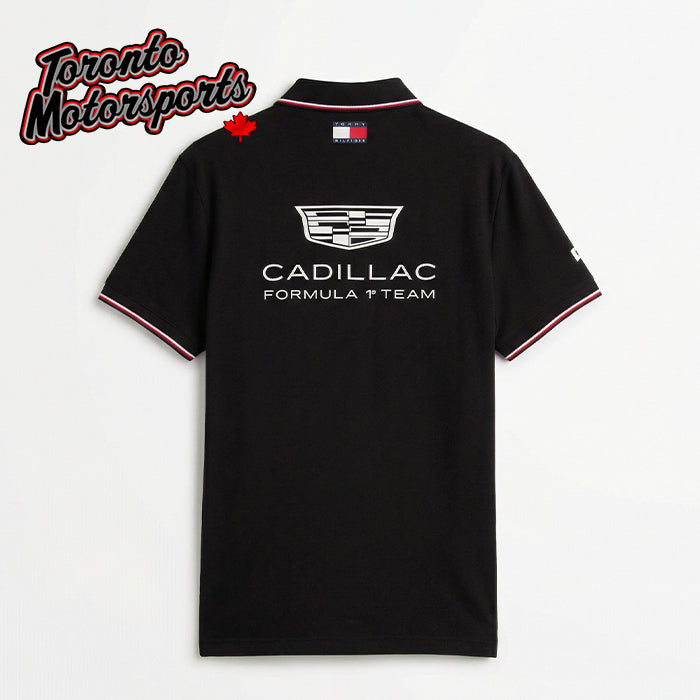 2026 Cadillac F1 Racing - Team  Polo Shirt - Black (Unisex) #MN00072-BDS-BLACK