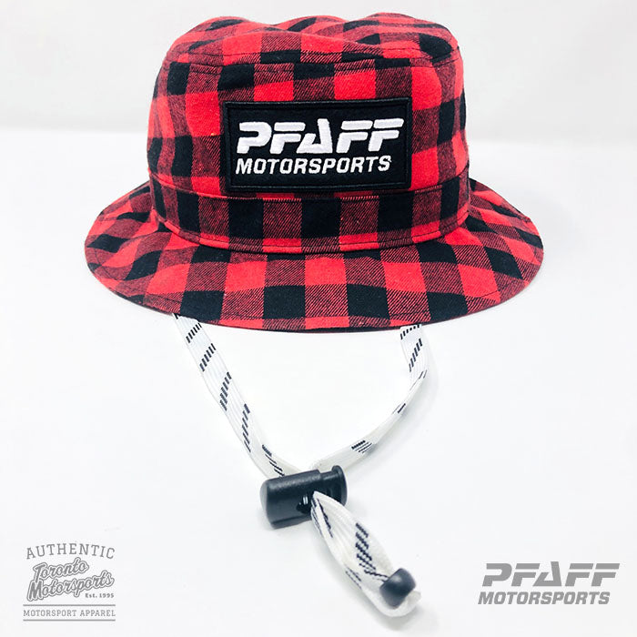 Pfaff Motorsports Team Bucket Hat - 'Classic Plaid'  #PFAFF-BUCKETCLASSIC