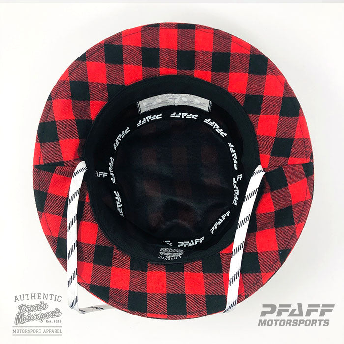 Pfaff Motorsports Team Bucket Hat - 'Classic Plaid'  #PFAFF-BUCKETCLASSIC