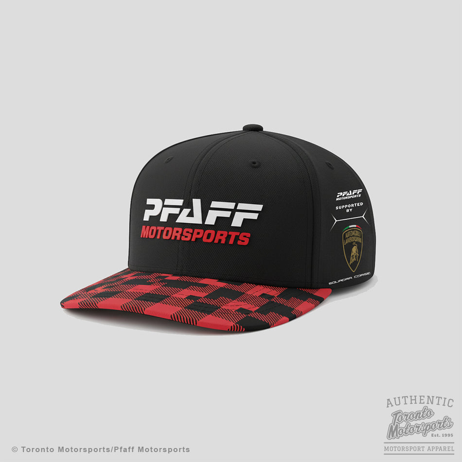 Pfaff Motorsports TEAM PRE-CURVED BRIM CAP - Black - PFAFF26-307