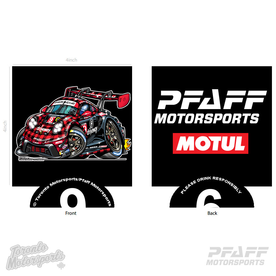 Pfaff Motorsports 'CarTOON' Neoprene Beverage Cooler  #PFAFF-CARTOONCOOLER