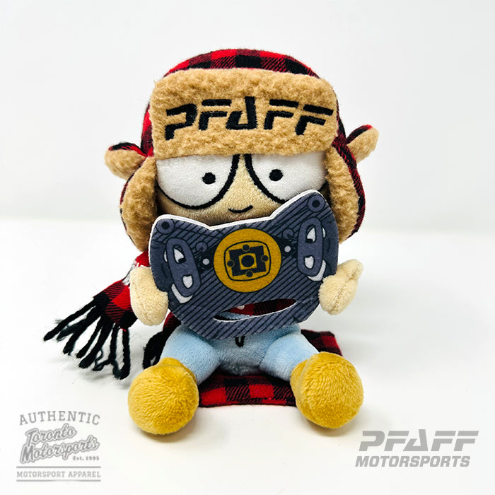 Pfaff Motorsports 'Full Send Freddie' Mascot - 5.5" Magnetic Plush Character #PFAFF-FREDDIEFS