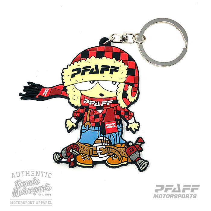 Pfaff Motorsports 'Freddie' 3D Rubber Key Chain #PFAFF-FREDDIERUBBERKEY