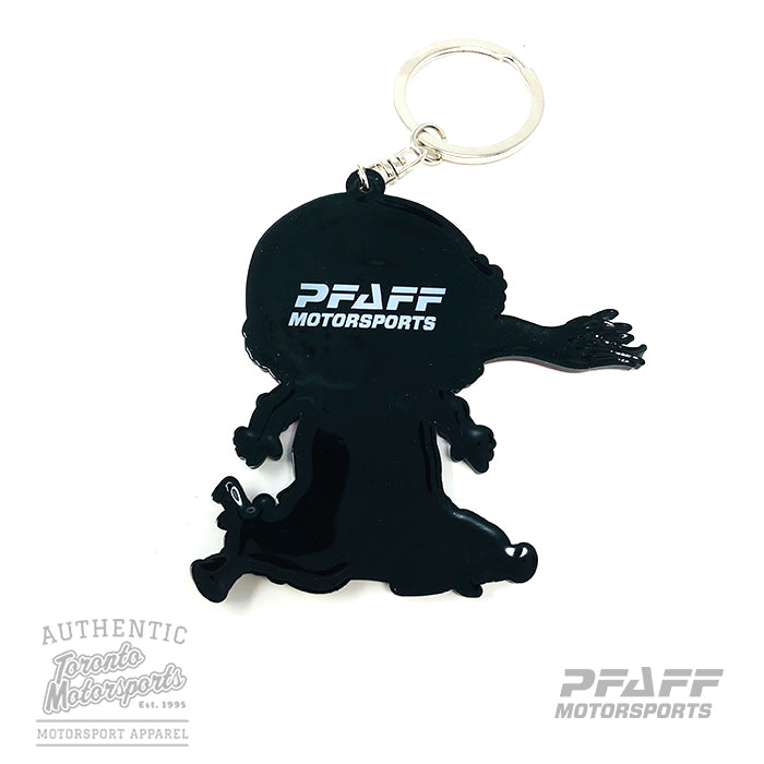 Pfaff Motorsports 'Freddie' 3D Rubber Key Chain #PFAFF-FREDDIERUBBERKEY