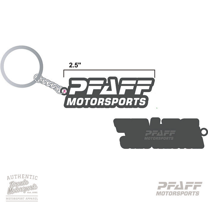 Pfaff Motorsports 'Logo' Enamel Key Chain #PFAFF-LOGOKEYCHAIN
