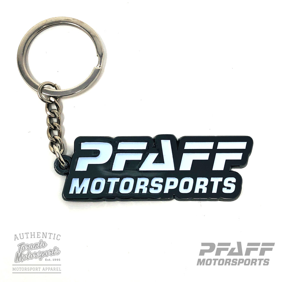 Pfaff Motorsports 'Logo' Enamel Key Chain #PFAFF-LOGOKEYCHAIN