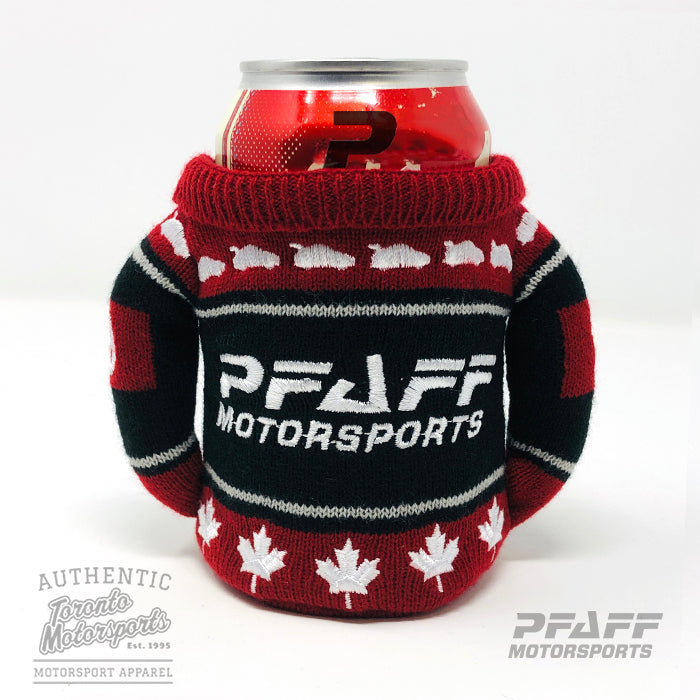 Pfaff Motorsports 'KNIT SWEATER' Insulated Beverage Cooler  #PFAFF-SWEATERCOOLER