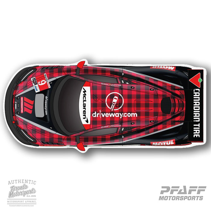 Pfaff | McLaren 720S GT3R CTMP 'Plaid for Life' (Overhead) - Vinyl Decal  #PFAFF24-DECAL13
