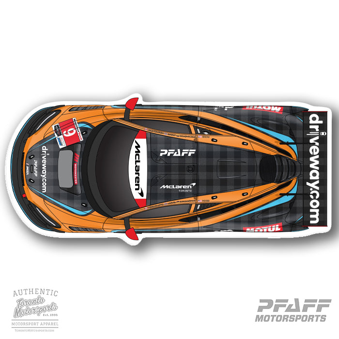 Pfaff | McLaren 720S GT3R (Overhead) - Vinyl Decal  #PFAFF24-DECAL15