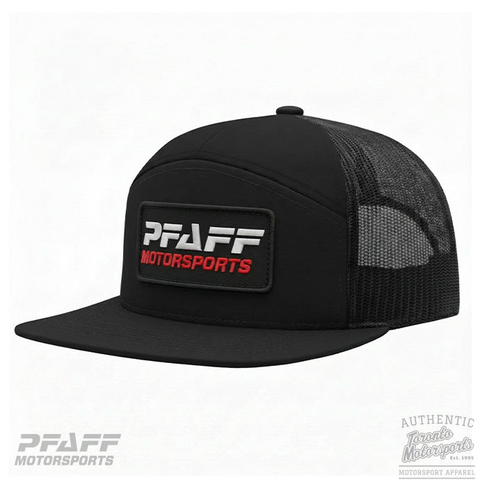 Pfaff Motorsports 7-Panel TEAM CAP - Black - PFAFF26-311