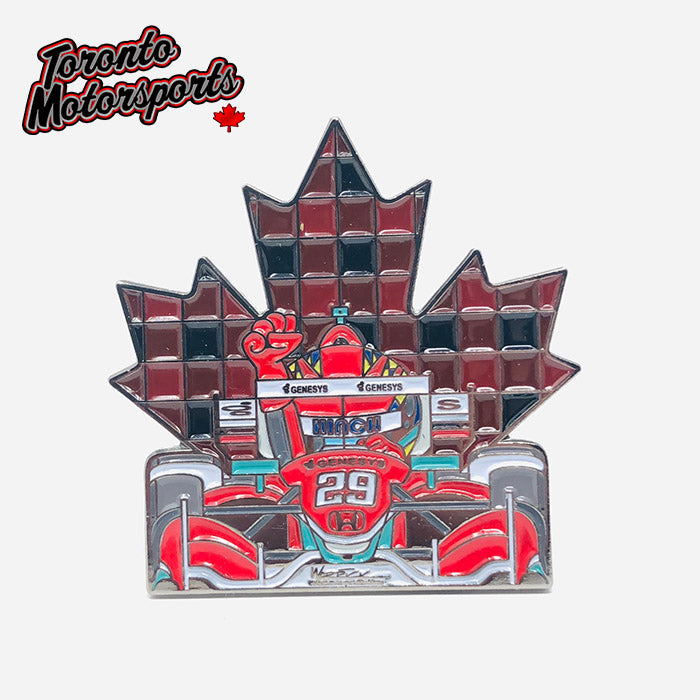 James Hinchcliffe 'GO HINCH' CarTOON  -  Enamel Collector Pin #PIN-GOHINCH
