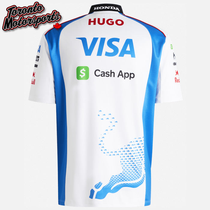 VISA CASH APP RB F1 チーム ポロシャツ 2025 Lサイズ Visa Cash App Racing Bulls F1 2025 Team Polo Shirt White | Toronto