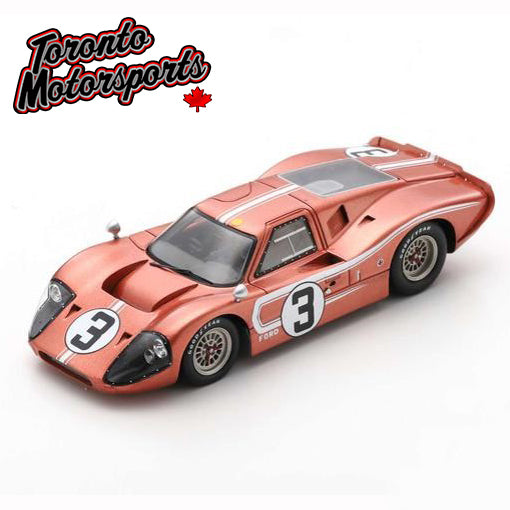 .1967 Ford GT40 Mk IV #3 M. Andretti - L. Bianchi - 24H Le Mans 1:43 Scale by Spark #SPA434543 (S4543)