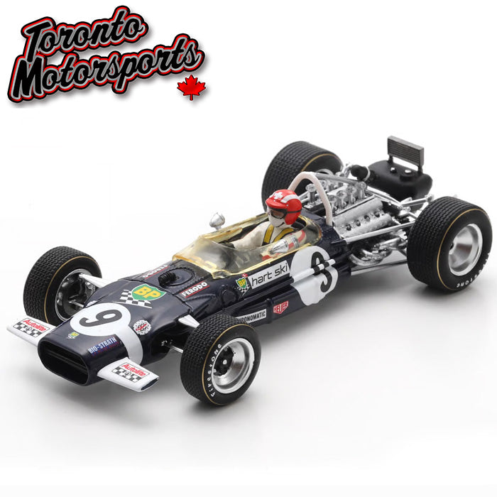 1969 Lotus 49B #9 Jo Siffert - Monaco GP 1:43 Scale by Spark #S4830