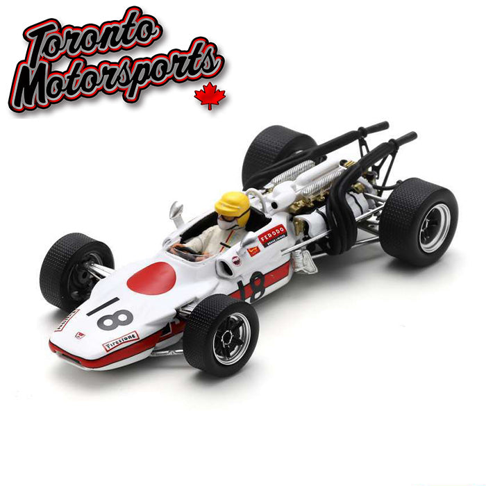 1968 Honda RA302 #18 Jo Schlesser – French GP 1:43 Scale by Spark