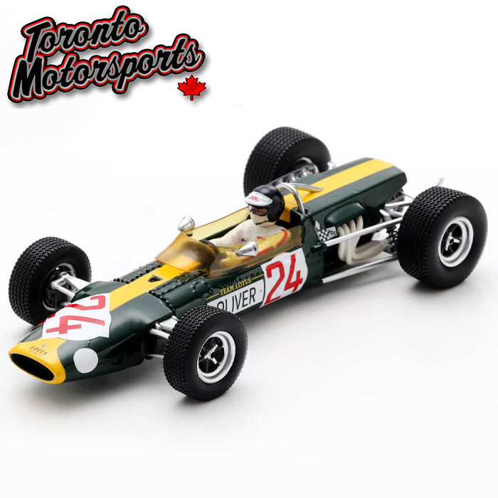 1967 Lotus 48 #24 Jackie Oliver - WINNER German GP 1:43 Scale by Spark #S6359