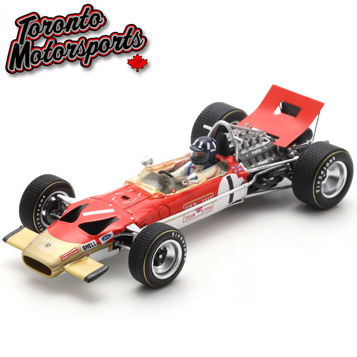1969 Lotus 49B #1 Graham Hill - WINNER Monaco GP 1:43 Scale by Spark #S6376