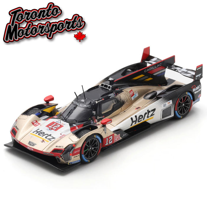 2026 Cadillac V-Series.R #12 CADILLAC HERTZ TEAM JOTA Deletraz/Stevens/Nato - 4th Le Mans 24Hr 1:43 Scale by Spark #S8387