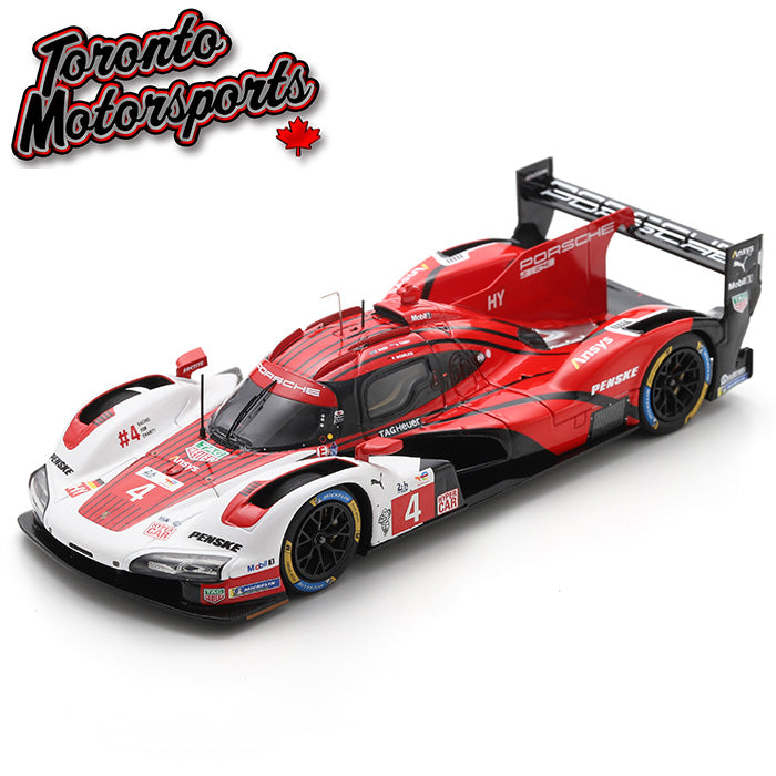 2025 Porsche 963 PORSCHE PENSKE MOTORSPORT #4 Nasr/Tandy/Wehrlein - 24HR Le Mans 1:43 Scale by Spark #SPA439256 (S9256)
