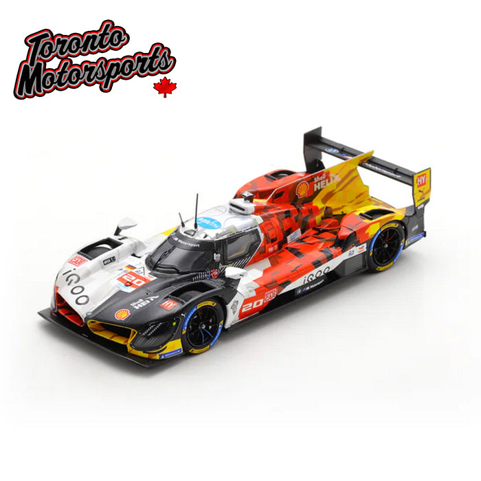 2025 BMW M Hybrid V8 BMW M TEAM WRT #20 Rast/Frijns/Van Der Linde - 24HR Le Mans 1:43 Scale by Spark #SPA439263 (S9263)