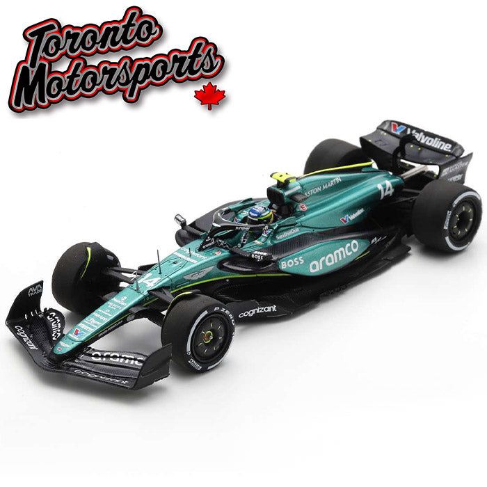 .2024 Aston Martin Aramco AMR24 #14 Fernando Alonso - Saudi Arabian GP 1:43 Scale by Spark #SPA439529 (S9529)