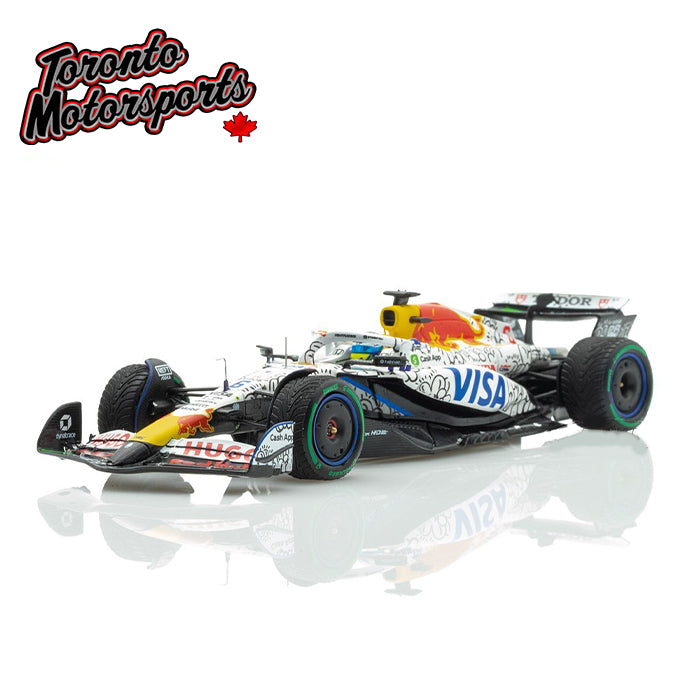 2025 Racing Bulls VCARB 02 Visa Cash App #6 Isack Hadjar - British GP 1:43 Scale by Spark #SPA439599 (S9599)