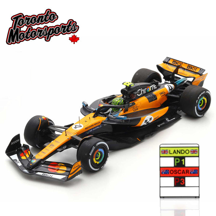 2025 McLaren MCL39 F1 #4 Lando Norris - WINNER Monaco GP 1:43 Scale by Spark #SPA439622 (S9622)
