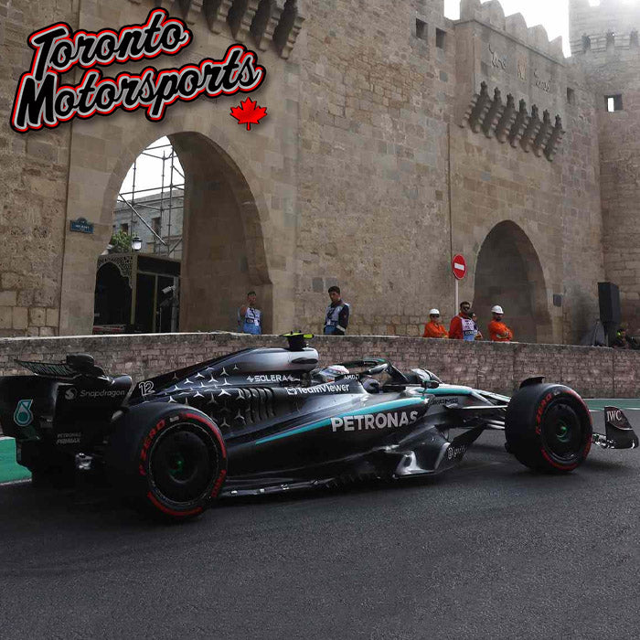 2025 Mercedes-AMG Petronas W16 F1 #12 Kimi Antonelli -  Azerbaijan GP 1:43 Scale by Spark #S9632