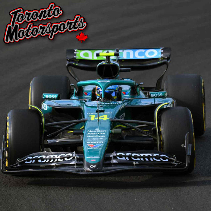 2025 Aston Martin Aramco AMR25 F1 #14 Fernando Alonso - Hungarian GP 1:43 Scale by Spark #S9639
